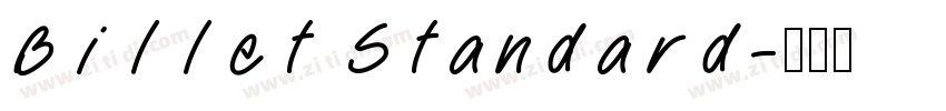 Billet Standard字体转换